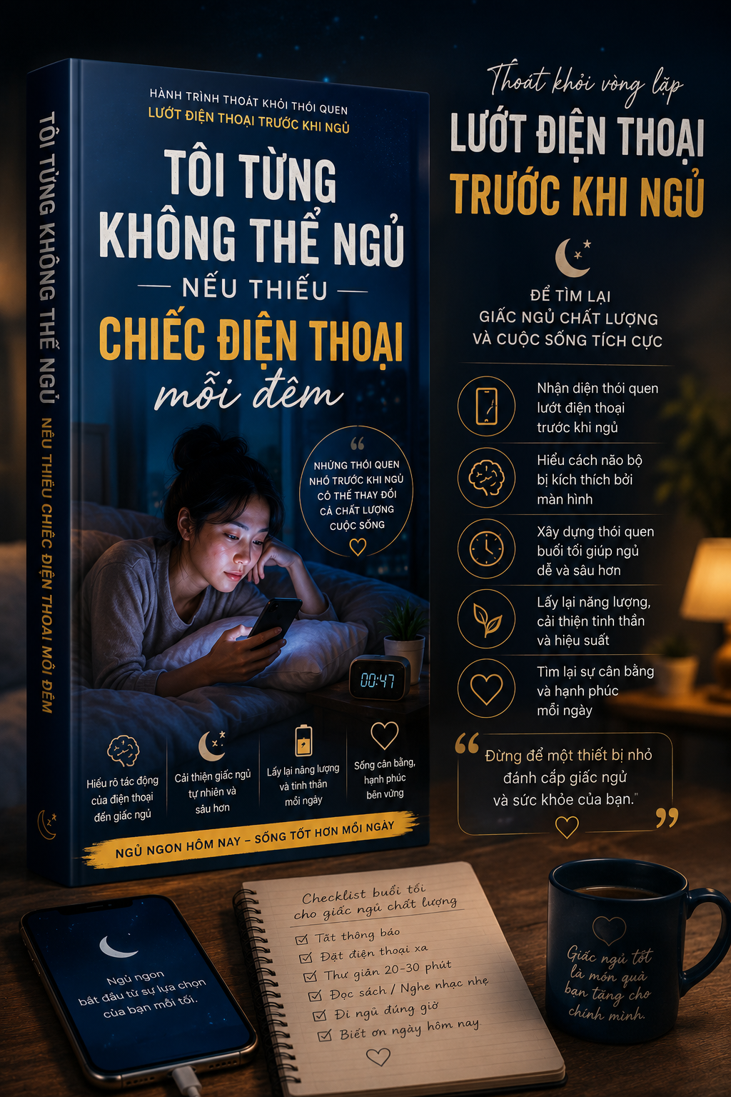 Tôi không thể ngủ nếu không xem điện thoại, cho đến một ngày…