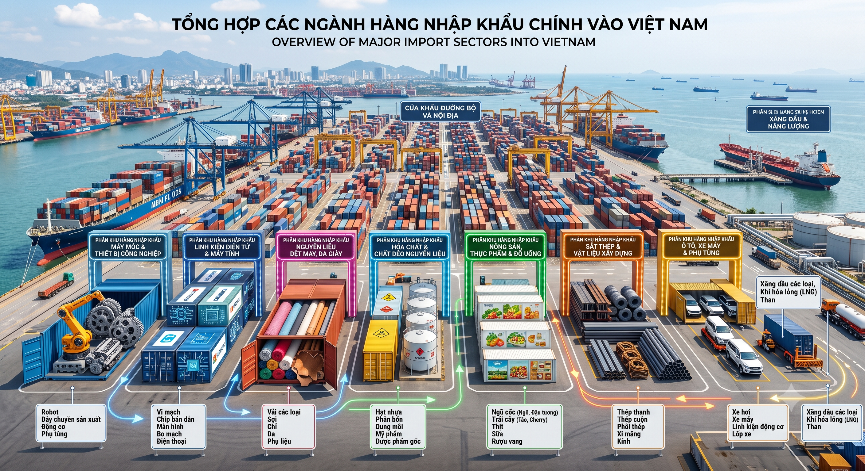 Những nhóm hàng cần kiểm tra chuyên ngành khi nhập khẩu năm 2026