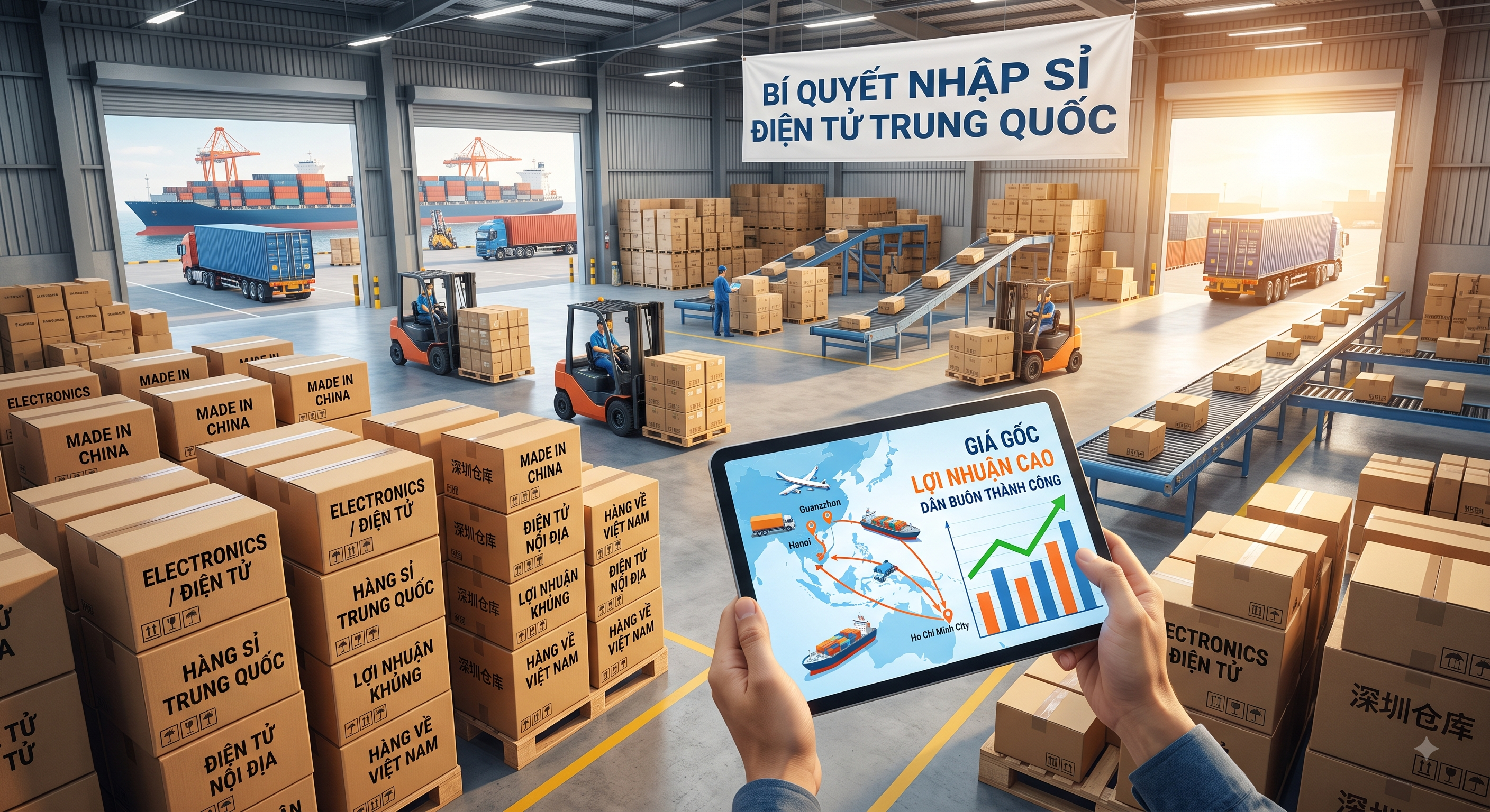 Bí Quyết Nhập Sỉ Hàng Điện Tử Trung Quốc Giá Gốc, Sinh Lời Cao Cho Dân Buôn