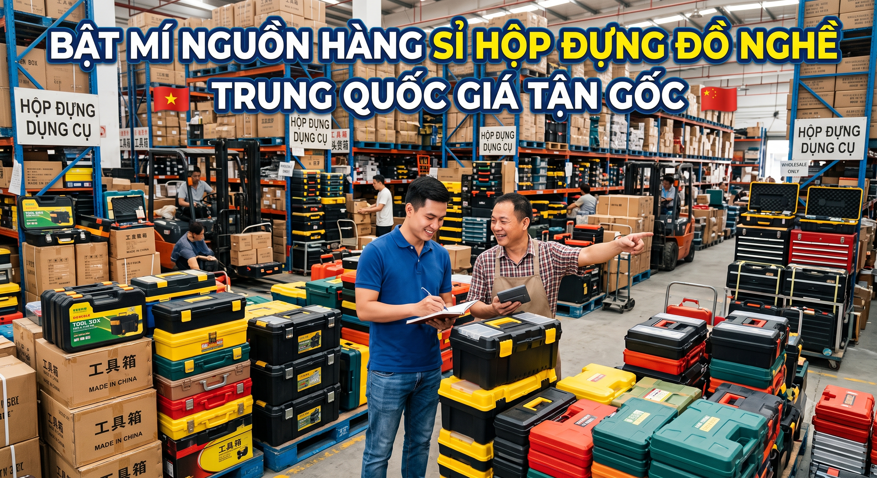 Bật mí nguồn hàng sỉ hộp đựng đồ nghề Trung Quốc giá tận gốc