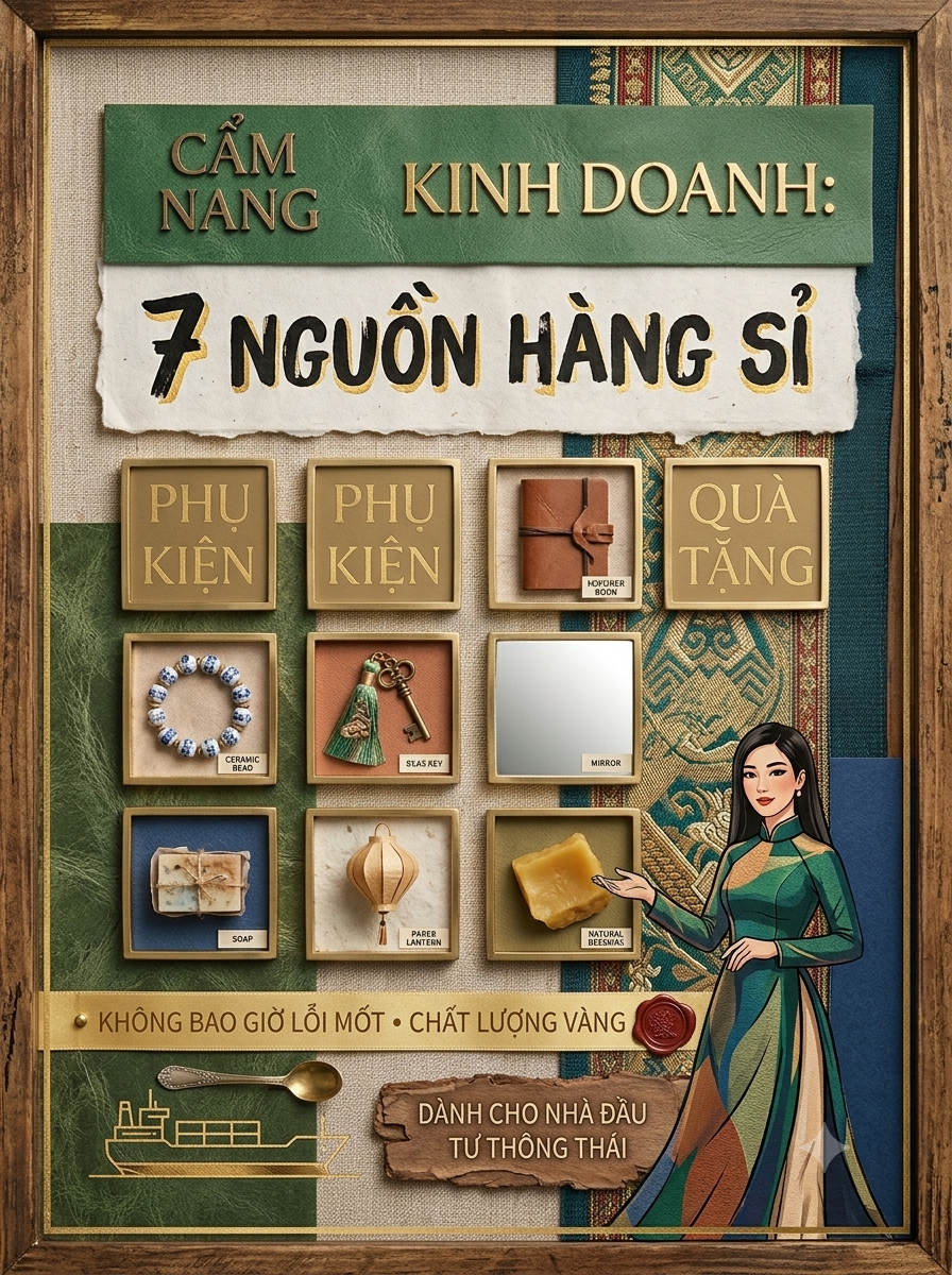 7 nguồn hàng phụ kiện quà tặng giá sỉ không bao giờ lỗi mốt