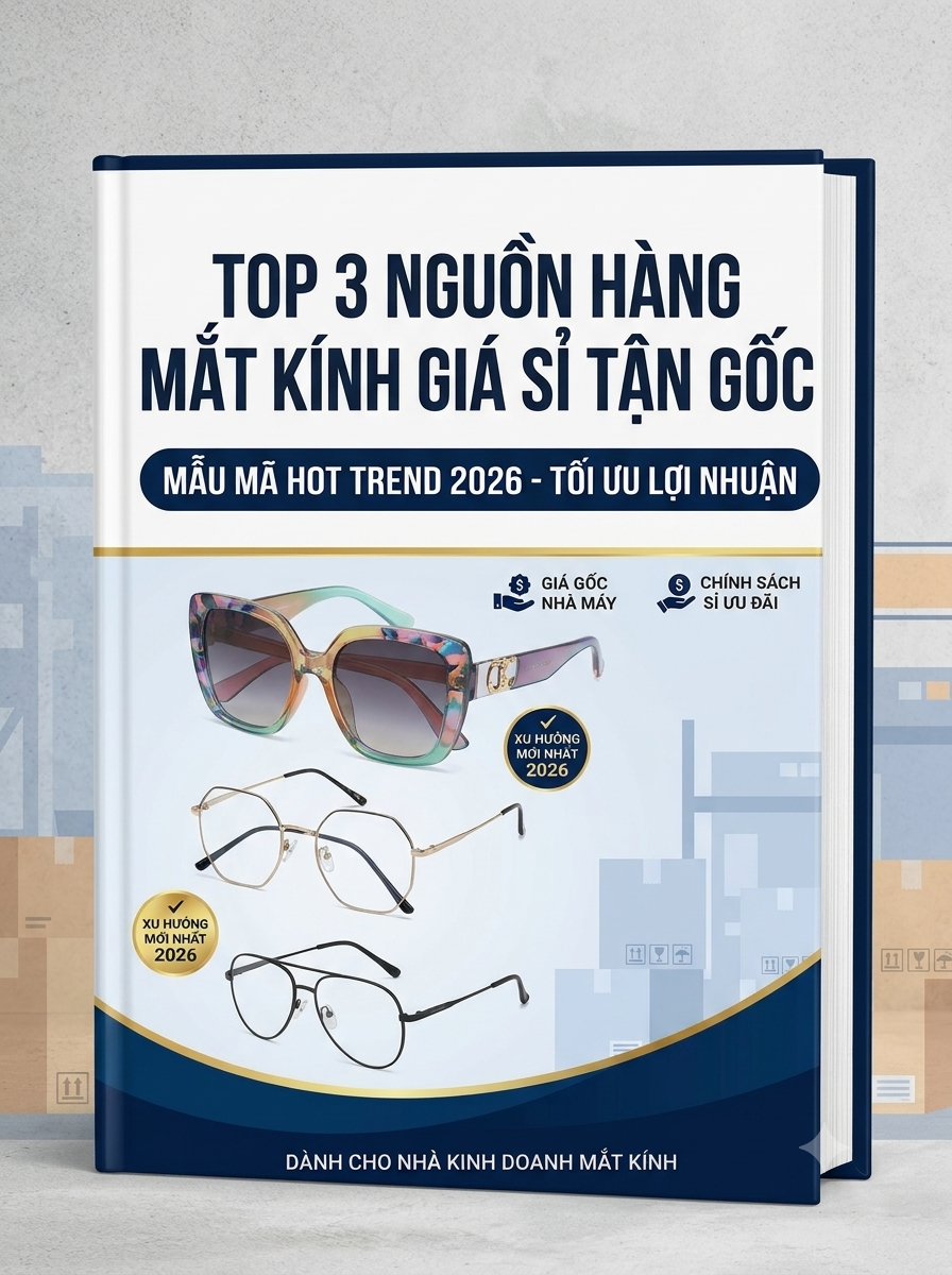 Top 3 nguồn hàng mắt kính giá sỉ tận gốc, mẫu mã hot trend 2026