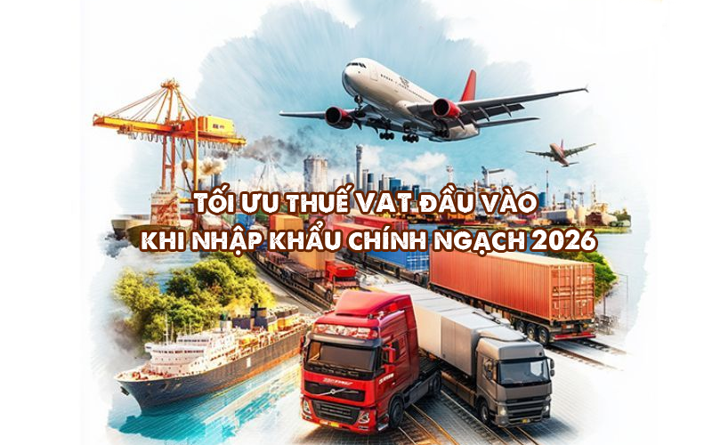Tối ưu thuế VAT đầu vào khi nhập khẩu chính ngạch 2026