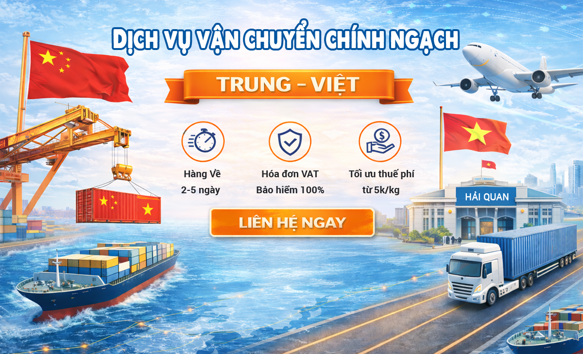 Dịch vụ vận chuyển trung việt chính ngạch