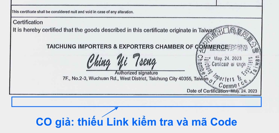 Hướng Dẫn Cách Phân Biệt C/O Form E Thật - Giả Nhanh Nhất