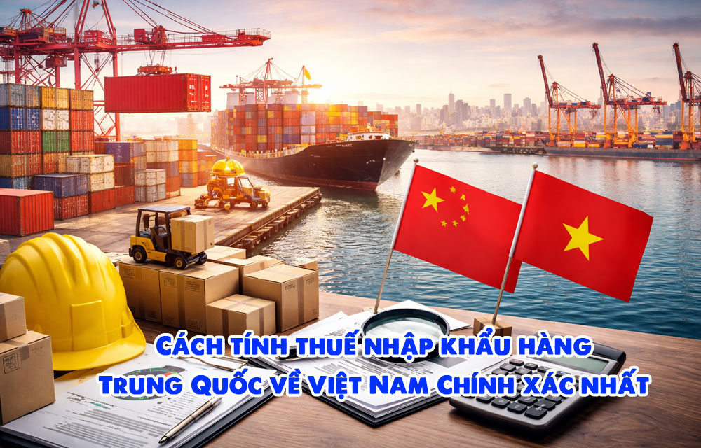 Cách tính thuế nhập khẩu hàng hóa từ Trung Quốc về Việt Nam đầy đủ nhất