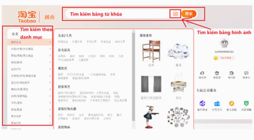 Hướng dẫn cách order Taobao về Việt Nam